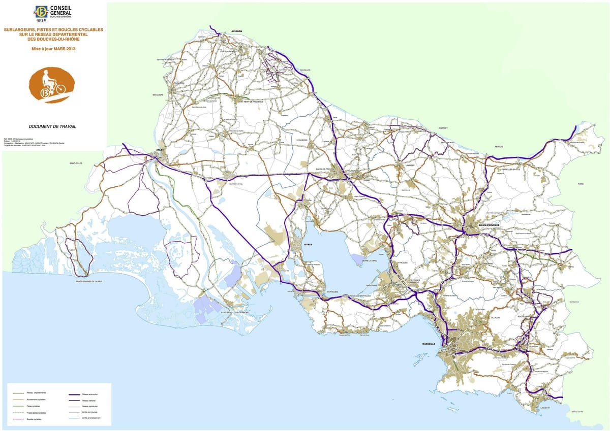 map of Marseille bike