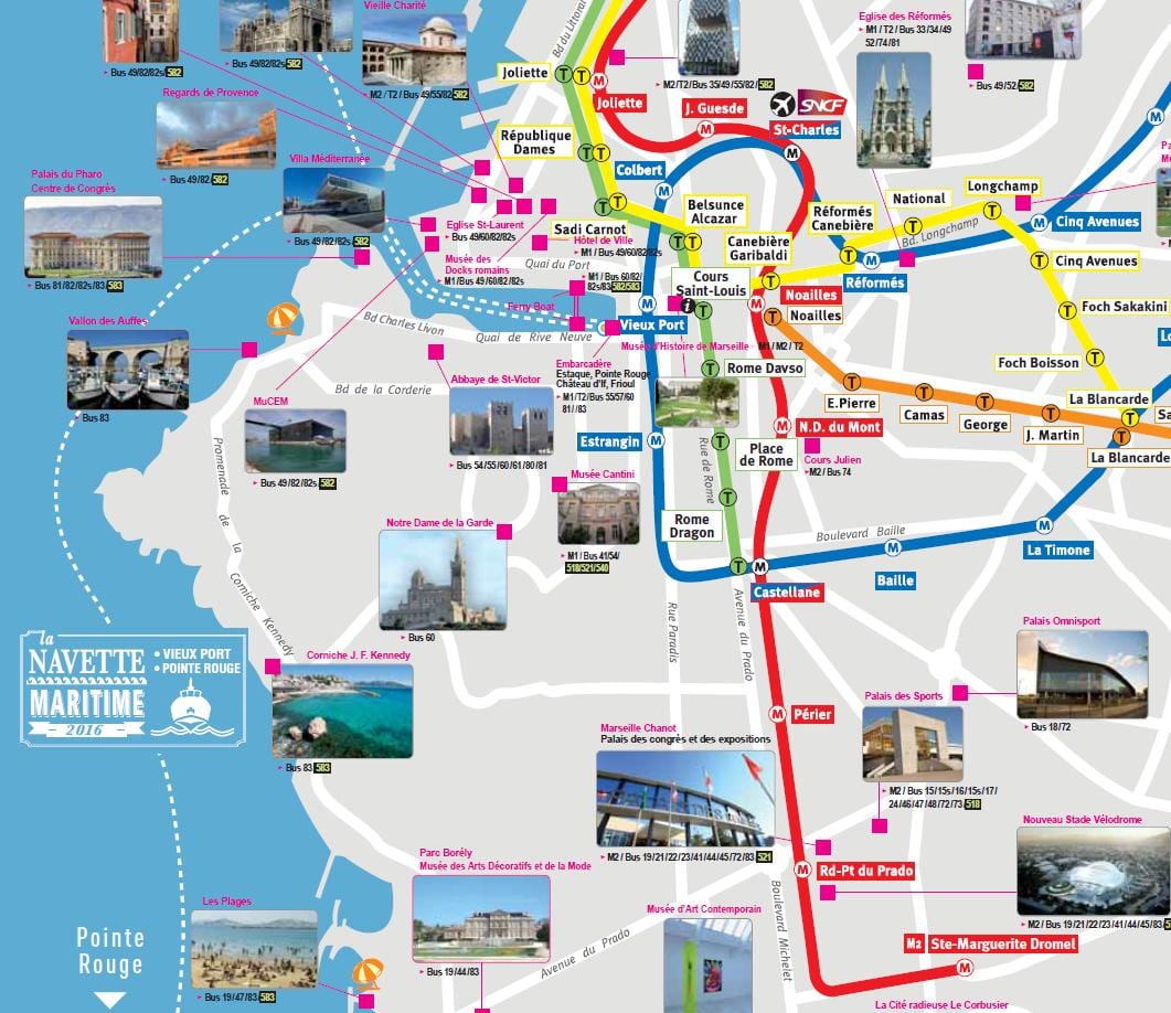 map of Marseille place
