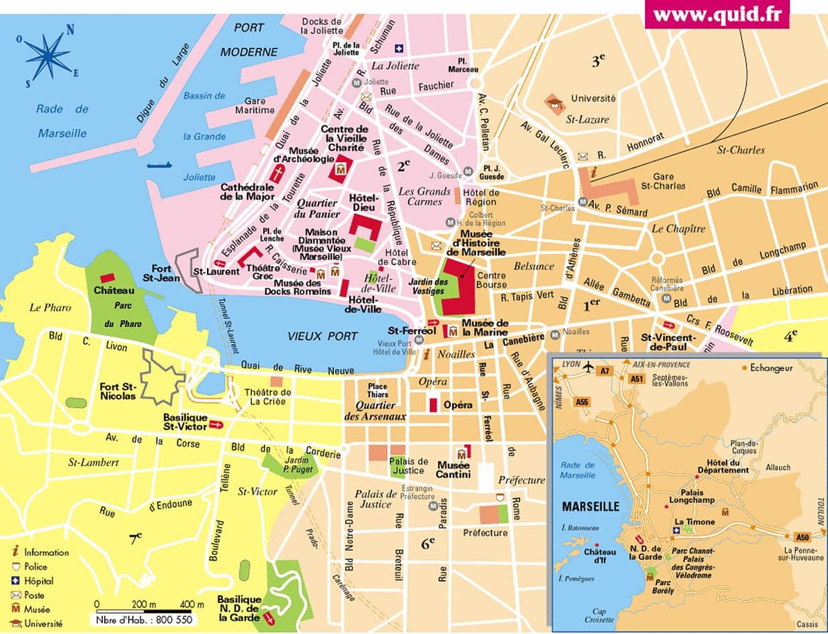 port of Marseille map
